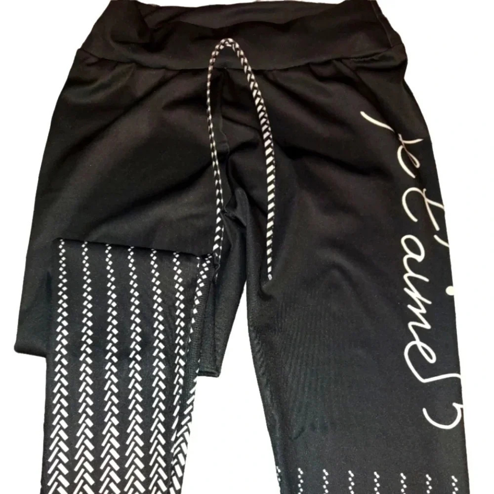 Super cute Black Printed Leggings